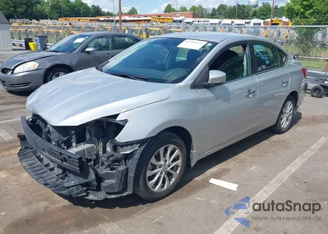 2019 Nissan Sentra Sv z USA, uszkodzony, nr VIN 3N1AB7AP3KY257037